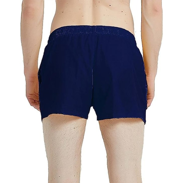 Badbyxor för män 3\" Badshorts Snabbtorkande Strandshorts med Meshfoder