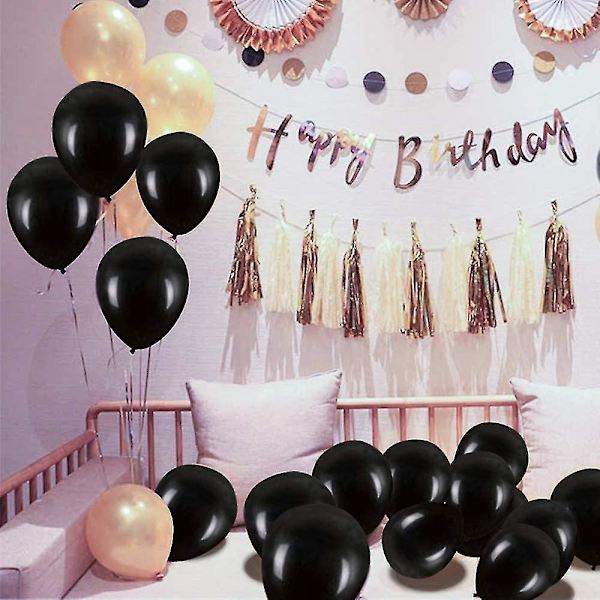 12 tum 100 st latexballonger för bröllop, födelsedagsfest, babyshower-dekoration