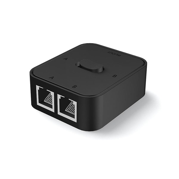 2 Ports Gigabit Netværksswitch RJ45 Switch Netværkssplitter Kabelforlænger Vælg Gratis 2 Vejs Adapter