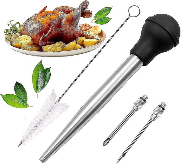 Sprøyte Marinade Sprøyte Grill Sprøyte Bbq Marinade Sprøyte Mat Sprøyte Sprøyte Rustfritt Bbq Nåler