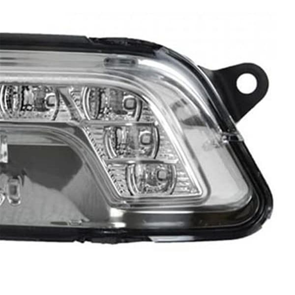 LED-varselljus DRL Nedre stötfångargaller för W212 E300 E350 E500 2009-2013, vänster