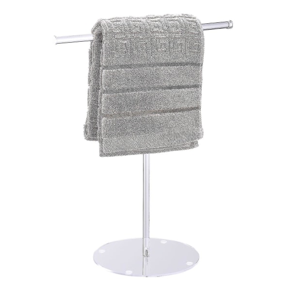 Moderne håndkleholder i rustfritt stål, 3 håndklestativ, frittstående håndklestang