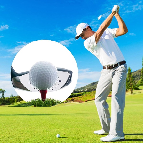 Golf Impact Tape - Club Impact Stickers, nyttig træningshjælp til sving, selvlærende Swet Spot og konsistensanalyse