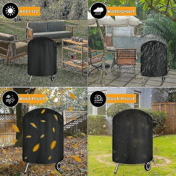 Raskaan sarjan Bbq-ulkoilmasuojus, vedenpitävä, pölytiivis, sade- ja lumisuojus