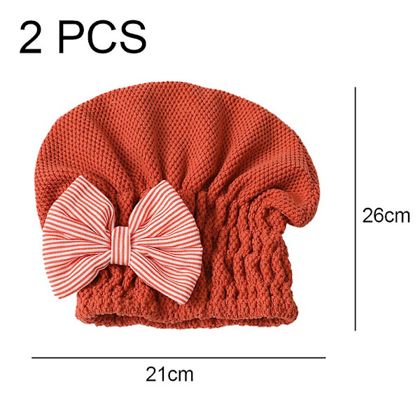 Mikrofiber Hår Turban for Rask Hårtørking