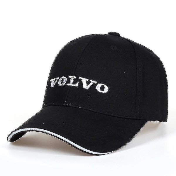 Mand Baseballkasket Volvo Sportskasket Broderi Afslappet Snapback-hat i bomuld Baseballkasket Solskygge Mænd Ha