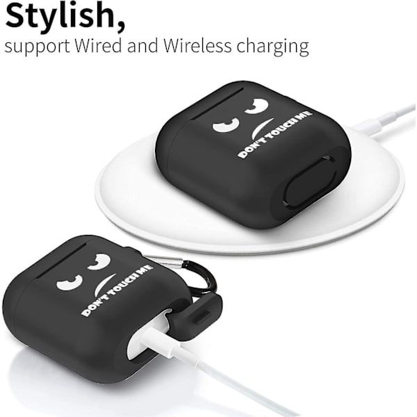 Silikonetui Kompatibelt Med Airpods 1 Og 2, Airpods Støtdempende Etui