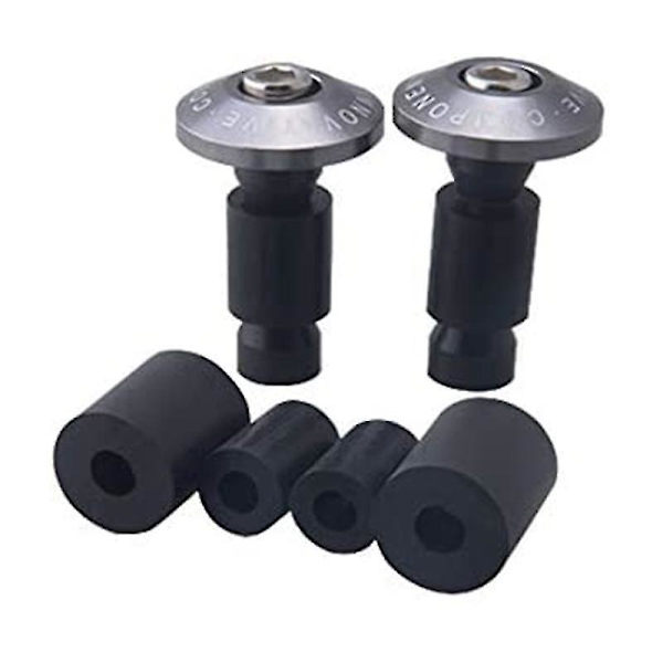 7/8 tum stångände Ws stånghandtag lock antivibrationsreglage för (silver)