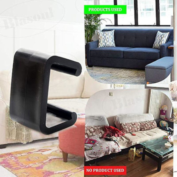 Kampanjförsäljning, 10 stycken Uteplatsmöbelklämmor Wicker Furniture Clips Soffklämmor för uteplats Trädgårdsflätade rotting, 5,25 cm