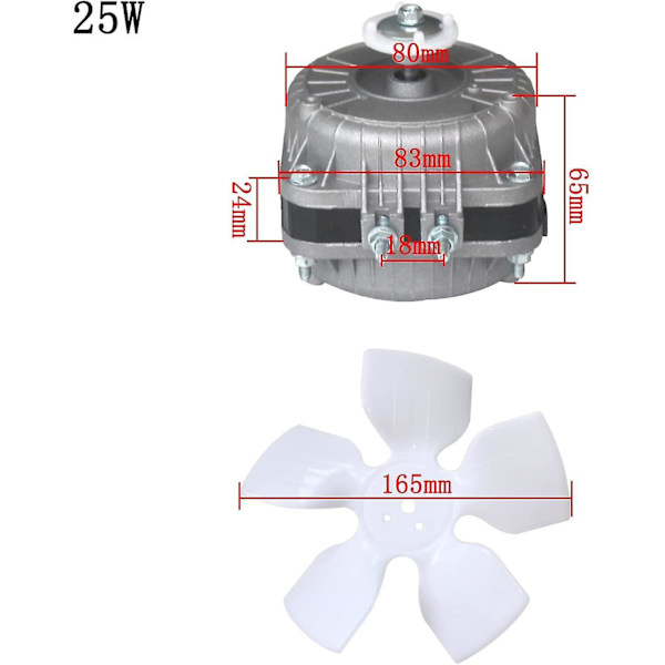 220V Kylskåpsfläktmotor Kylskåp Frys Ventilerat Kylskåp 25W 35W 40W 60W För Ventilerat Kylrum Frys