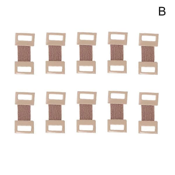 10 X Bandageclips Elastisk Kropsindpakningsclips Metalklemmer til-Comp hot！|UK] white one-size