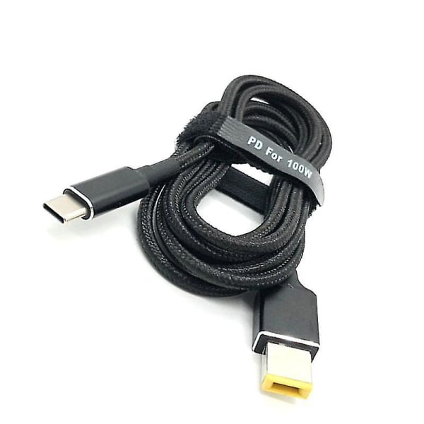 100w USB Type C Laptop Adapter Ladningskabel Ledning Plug Dual E- P Konverter For