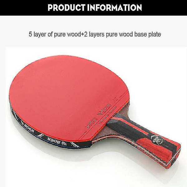 1 stk Professionelt 4 Stjernet Bordtennisbat (langt)