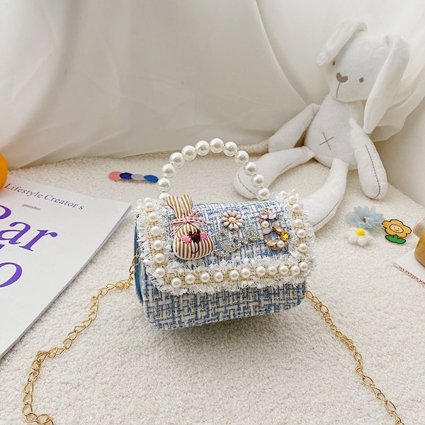 Veske for småjenter, barnegavesett, mini veske for jenter, skulderveske, crossbody-veske