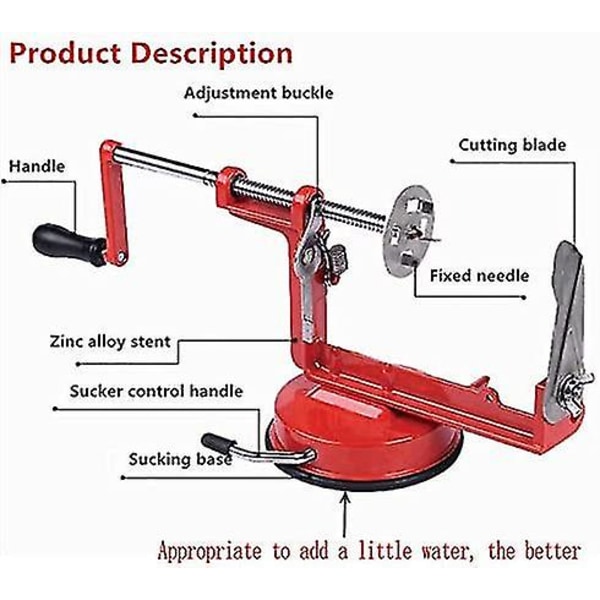 1 stk potet-twister potet-slicer rustfritt stål kjøkkenutstyr tornado-slicer manuell kutter spiralchips