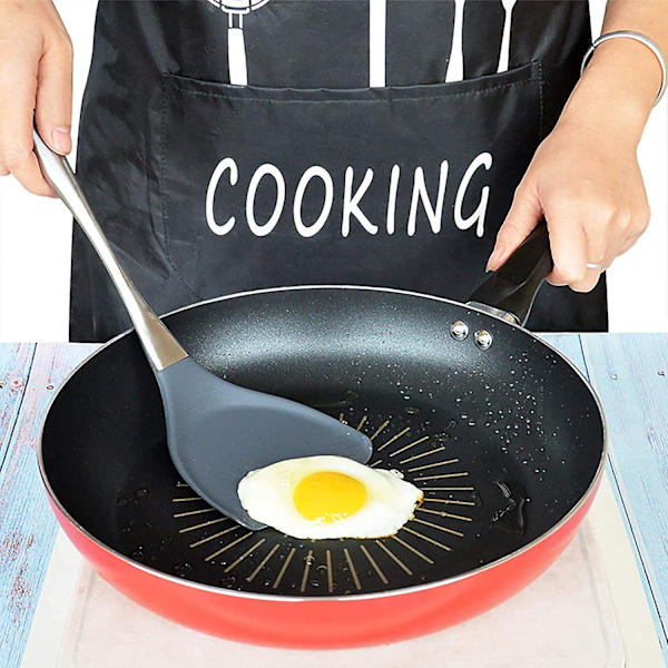 Køkkenredskaber, Non-Stick Silikon Køkkenudstyr, Ridsefast Køkken Sæt