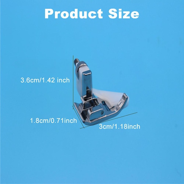 2pcs Sewing Machine Household Stitch Hem Presser Foot Easy Install Blind Durable