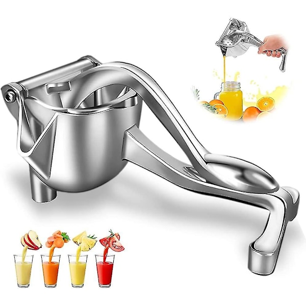 Citronpresser, manuel frugtpresser, frugtjuicepresser, kraftig aluminium