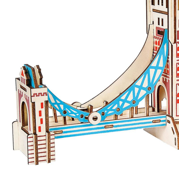 3D Träpussel Tower Bridge Hantverksmodeller för Vuxna att Bygga Födelsedagspresent till Familj och Vänner - London Bridge