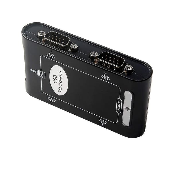 4 Port Rs232 til Usb 2.0 Adapter Usb Seriel Db9 Konverter Controller Kort