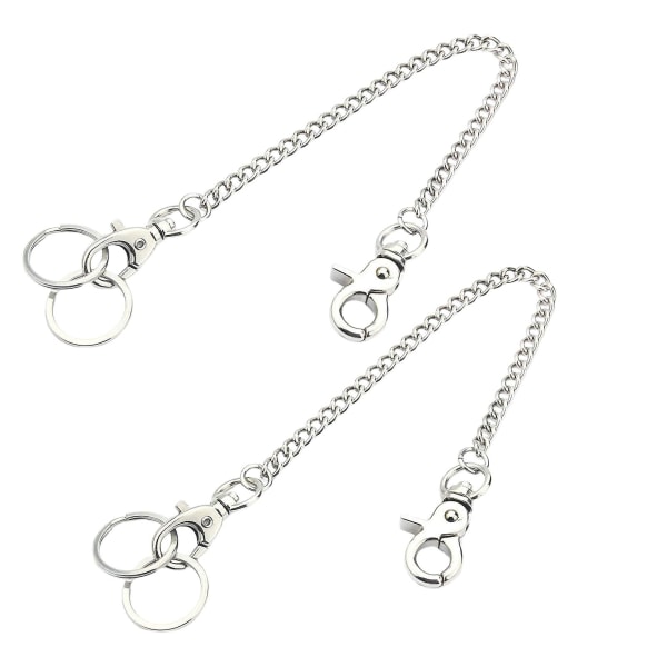 2st Pocket Curb Accessoarer Snap Hook Smycken Plånbok Key Byxor Chain Gothic
