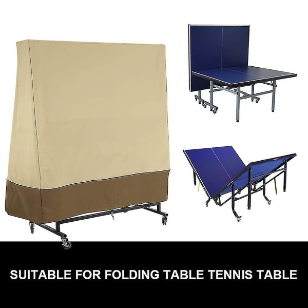 Cover ulkokäyttöön, vedenpitävä pöytätennispeite, tuulenpitävä, UV-säteilyä kestävä pöytä