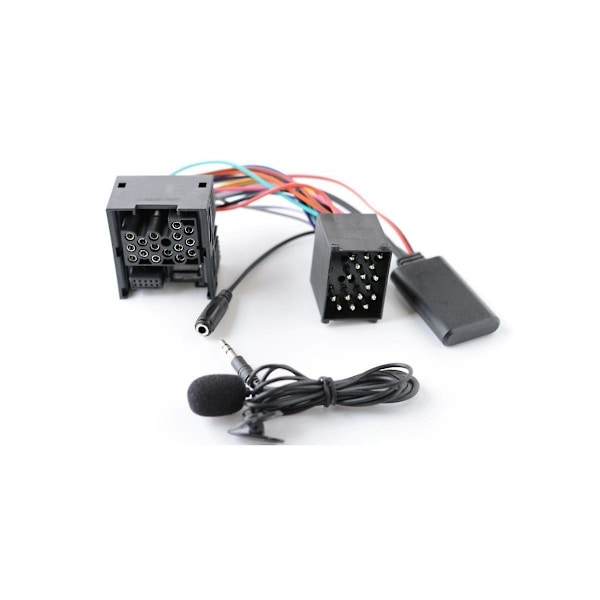 10-polet Stereo Bluetooth Aux Adapter Bilstereo Media Jack Kompatibel med E46
