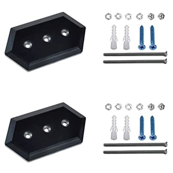 3-pack väggmonterad skateboardhållare skateboardhängare kompatibel skateboarddäckdisplay och förvaring Hao