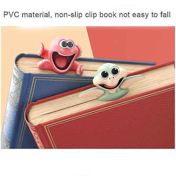 Stereo Kawaii -sarjakuvamerkki 3d Eläin Wacky -kirjanmerkit Wacky -kirjanmerkki