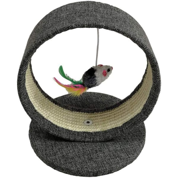 Kattklösbräda med hål Kattklätterställning Husdjur Liten Storlek Katt Leksak Kattträd Kattlägenheter Rolig Katt Leksak med Hängande Mushänge Terry Loop Hår