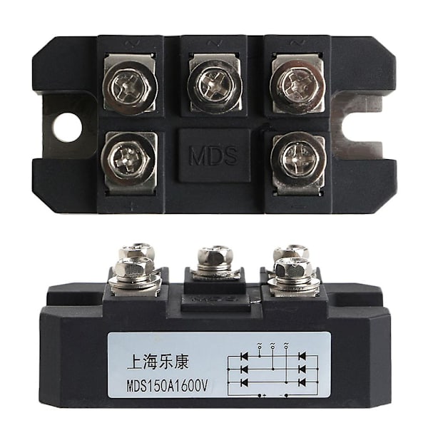 Mds 150a 1600v Trefaset Diodebro-modulplade Mds150a