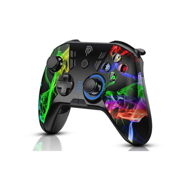 9110 Trådlös Dazzling Color Spelkontroll Anpassade Knappar Joystick Gamepad För Windows 7 1