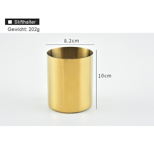 Blomvas Penhållare Skrivbordsförvaring Behållare För Hemmakontor - Cylinder
