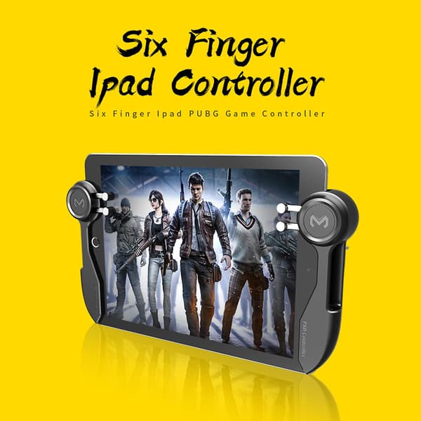 Six-Finger L1R1 Krigsspil Gamepad til Ipad/Tablet Mobilspil Controller