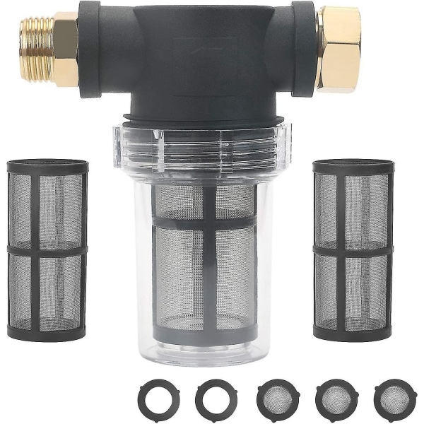 3/4\" Havefilter til Højtryksrenser Sedimentfilter Vandfilter Vandfilter Med 2 X 100