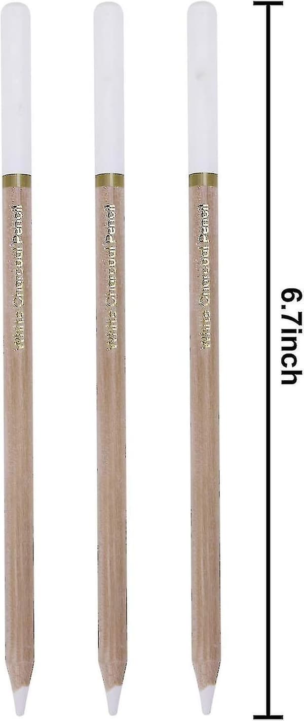 3-pack vita kolritningsstift i vitt