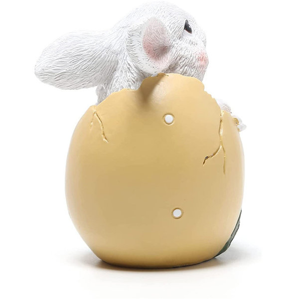 Påskehare dekorationer forårs hjem indretning kanin figurer (opstandelse protein kanin 2stk)