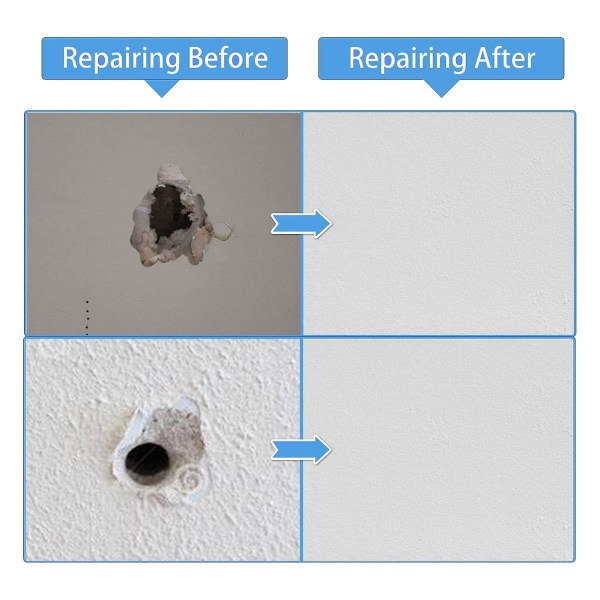 16-delt sæt til reparation af gipsvægge - Aluminium - Gipspladeværktøjssæt - Mesh-gipspladeværktøjssæt (2/4/6/8 I
