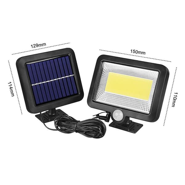 Split Solar Induktion Væglampe, Lys Ip65 Vandtæt