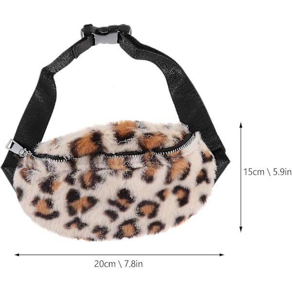 Gepard Fanny Pack Leopard Barn Jenter Boho For Jentepakker -1pc Leopard Design Barn Midjeveske Pluss Brystveske