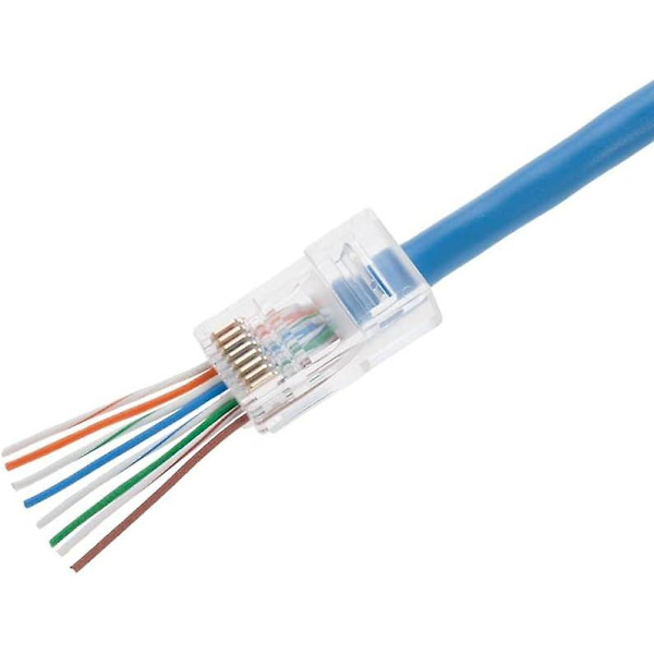 Cat5e 75m Blå Solid 24awg Kabel Utp Cat5 Bulk Nettverkskabel Cca Leder Utp Usjeldret Kabel