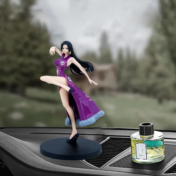 21cm One Piece Figur Samleobjekt Miniatyr Figur Solid Modell Temperament Boa Hancock Modell Figur Japansk Anime