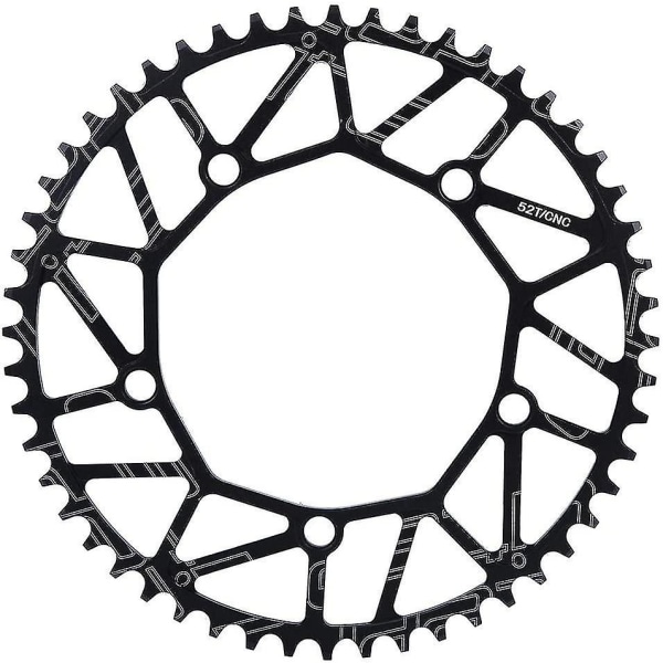 Cykelkæde hjul, 52t 130bcd cykel single speed klinge til de fleste cykler racercykel mountainbike
