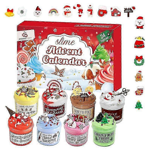 24-dagars julkalender med kit - Stressavlastande leksak