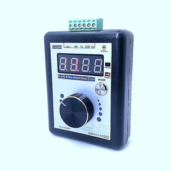 Digitaalinen 4-20 mA 0,5-10 V jännitelähde 0-20 mA virtalähetin ammattimainen elektroninen