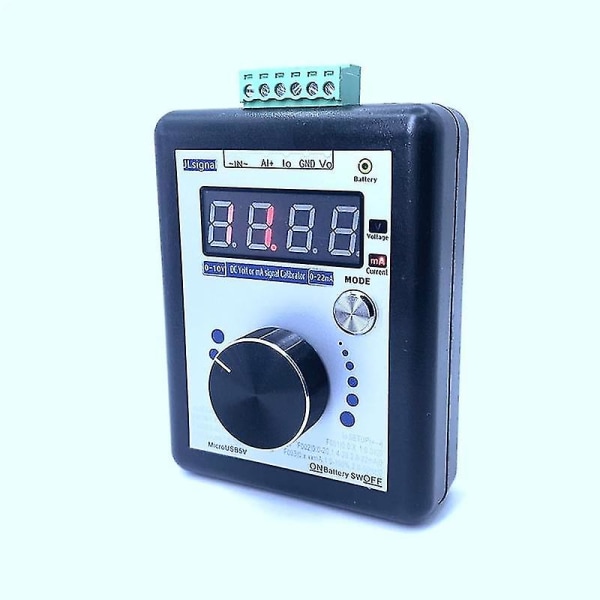 Digital 4-20ma 0.5-10v Spændingssignalgenerator 0-20ma Strømsender Professionel Elektronisk
