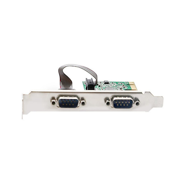 PCIe til to serielle porte RS232 interface industrielt computerudvidelseskort