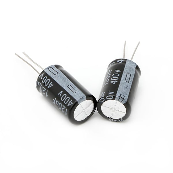 2 stk. Aluminium Elektrolytkondensator 120uf 400v 18x30mm Radial 400v120uf