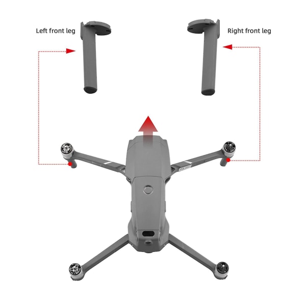 Forreste Venstre/Højre Udskiftningsben Landingsstel Fod til Mavic 2 Pro/Zoom Drone Reparationsdele