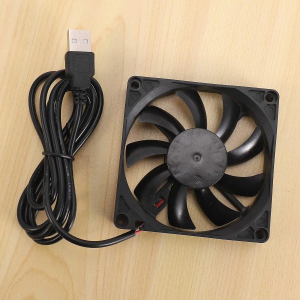 80mm 5v Usb-ventilator 80mm 8cm 8015 Børsteløs Dc Køleventilator Pc Computer Router Kabinet Ventilator Køler 2stk